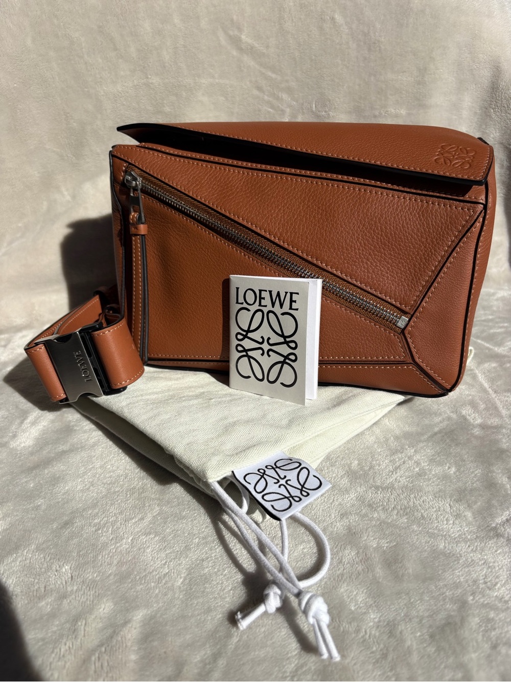 Loewe Small Puzzle Edge bumbag in classic calfskin
